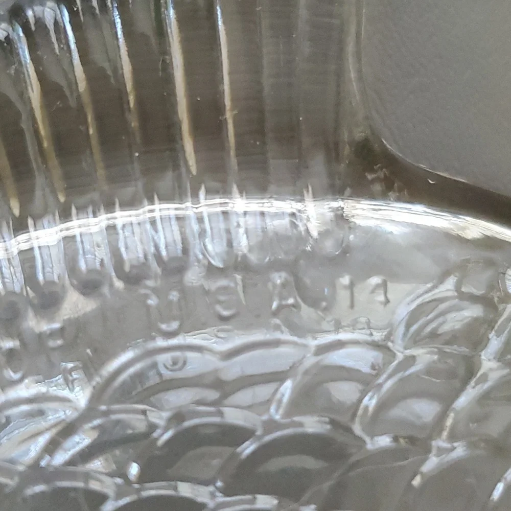 Anchor Hocking Vintage Fish Shaped Oven-Proof Clear Glass Platter